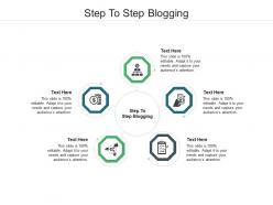 Step to step blogging ppt powerpoint presentation layouts gridlines cpb