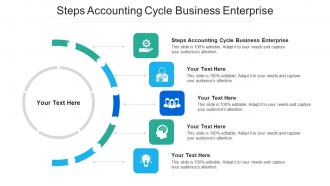 Steps accounting cycle business enterprise ppt powerpoint presentation icon cpb