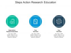 Steps action research education ppt powerpoint presentation slides inspiration cpb
