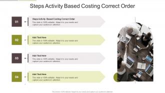 Steps Activity Based Costing Correct Order In Powerpoint And Google Slides Cpb