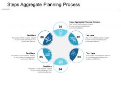 Steps aggregate planning process ppt powerpoint presentation layouts cpb