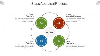 Steps appraisal process ppt powerpoint presentation outline format cpb
