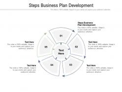 Steps business plan development ppt powerpoint presentation infographic cpb