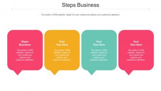 Steps Business Ppt Powerpoint Presentation Gallery Background Images Cpb