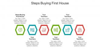 Steps buying first house ppt powerpoint presentation pictures templates cpb