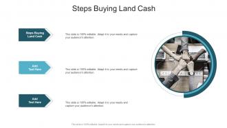 Steps Buying Land Cash In Powerpoint And Google Slides Cpb