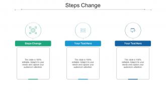 Steps change ppt powerpoint presentation outline infographics cpb