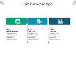 Steps cluster analysis ppt powerpoint presentation styles elements cpb