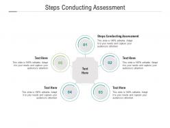 Steps conducting assessment ppt powerpoint presentation outline design inspiration cpb