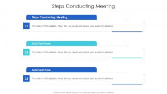 Steps Conducting Meeting In Powerpoint And Google Slides Cpb
