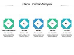 Steps content analysis ppt powerpoint presentation inspiration show cpb