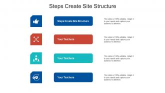 Steps create site structure ppt powerpoint presentation pictures portrait cpb