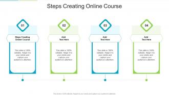 Steps Creating Online Course In Powerpoint And Google Slides Cpb