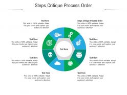 Steps critique process order ppt powerpoint presentation slides backgrounds cpb