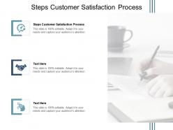 Steps customer satisfaction process ppt powerpoint presentation example cpb