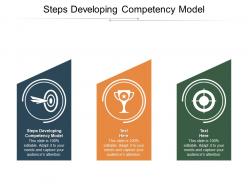 Steps developing competency model ppt powerpoint presentation file graphic images cpb