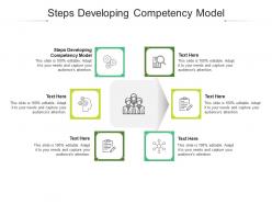 Steps developing competency model ppt powerpoint presentation pictures shapes cpb
