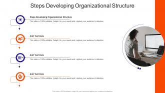 Steps Developing Organizational Structure In Powerpoint And Google Slides Cpb