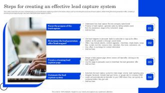 Steps For Creating An Effective Lead Capture System Optimizing Lead Management System