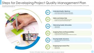 Steps For Developing Project Quality Management Plan