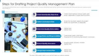 Steps For Drafting Project Quality Management Plan