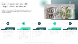 Steps For Economic Feasibility Analysis Of Business Venture