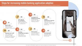 Steps For Increasing Mobile Banking Application Adoption Introduction To Types Of Mobile Banking Services Steps For Increasing Mobile Banking Application Adoption Introduction To Types Of Mobile Banking Services