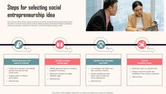 Steps For Selecting Social Entrepreneurship Idea