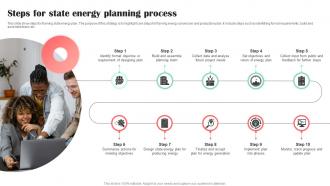 Steps For State Energy Planning Process