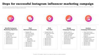 Steps For Successful Instagram Influencer Marketing Campaign