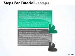 Steps for tutorial 2 stages 16