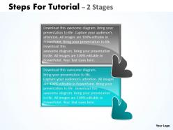 Steps for tutorial 2 stages 16