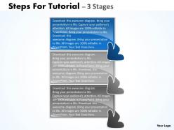Steps for tutorial 3 stages 43