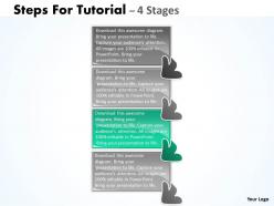 Steps for tutorial 4 stages 25