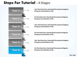 Steps for tutorial 6 stages 30