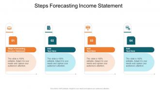 Steps Forecasting Income Statement In Powerpoint And Google Slides Cpb