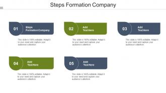 Steps Formation Company Ppt Powerpoint Presentation Show Graphics Cpb