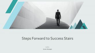 Steps Forward To Success Stairs PPT Presentation AT Steps Forward To Success Stairs PPT Presentation AT