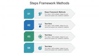 Steps framework methods ppt powerpoint presentation gallery brochure cpb