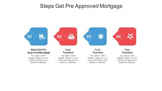 Steps get pre approved mortgage ppt powerpoint presentation model topics cpb