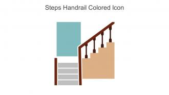 Steps Handrail Colored Icon In Powerpoint Pptx Png And Editable Eps Format