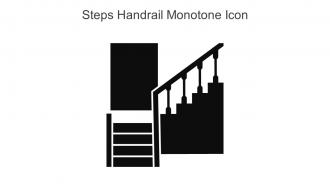 Steps Handrail Monotone Icon In Powerpoint Pptx Png And Editable Eps Format