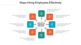 Steps hiring employees effectively ppt powerpoint presentation styles graphics example cpb