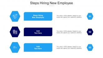 Steps Hiring New Employee Ppt Powerpoint Presentation Summary Rules Cpb
