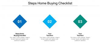 Steps home buying checklist ppt powerpoint presentation professional styles cpb