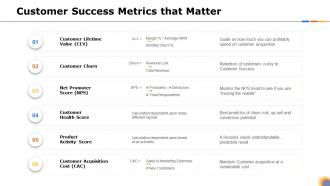 Steps identify right customer segments product customer success metrics matter