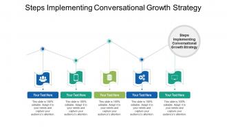 Steps implementing conversational growth strategy ppt powerpoint presentation styles background images cpb