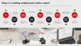 Steps In Creating Employment Status Report