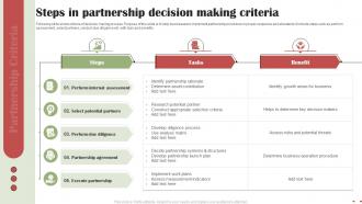 Steps In Partnership Decision Making Criteria