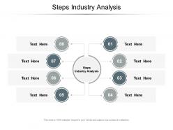 Steps industry analysis ppt powerpoint presentation styles show cpb